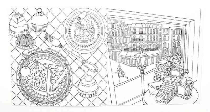 1 PCS 24 Pages Fantasy Dream English Edition Coloring Book For Children Adult Relieve Stress Kill Time Painting Drawing Book 1 PCS 24 Pages Fantasy Dream English Edition Coloring Book For Children Adult Relieve Stress Kill Time Painting Drawing Book