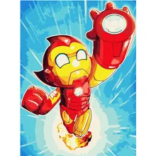 Робот ручной работы Краска высокого качества Холст Красивая краска ing по номерам Сюрприз подарок большое удовлетворение