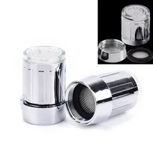 Светодиодный светильник-кран с датчиком температуры, водопроводный кран с RGB свечением, насадка для душа, водопроводный кран для раковины, кран для ванной, кухни, Accs