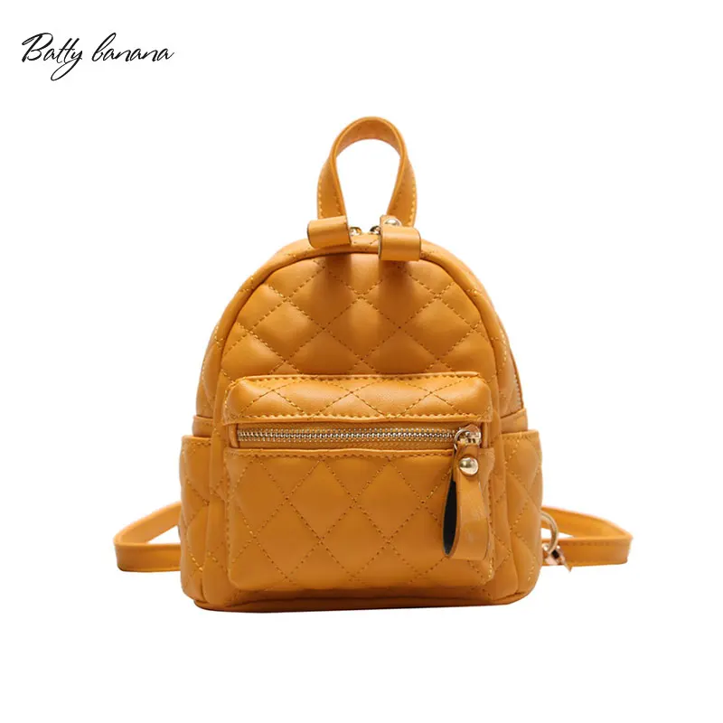 

BATTY BANANA Women Leather Backpack Lady Backpack Mini Backpack Women Cute Back Pack Backpacks For Teenage Girls Small Bag