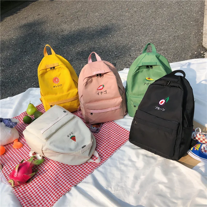 

Fashion New Women Nylon Backpack Waterproof School Bag For Teenage Girls Knapsack High Quality Travel Rucksack Backpack Women