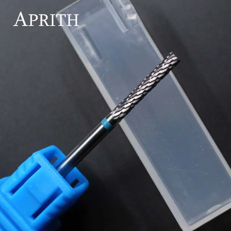 APRITH 10 тип твердосплавное сверло для ногтей Электрический Фрезерный резак пилка для ногтей Маникюр для маникюра аксессуары для дизайна ногтей