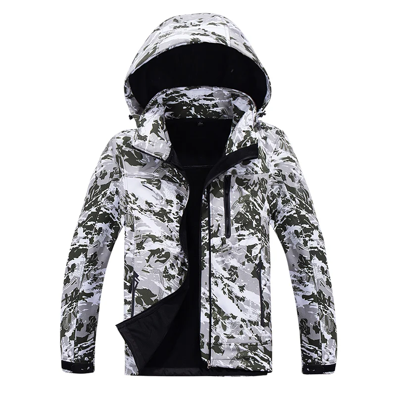Men Women Fleece Hiking Jacket (4)