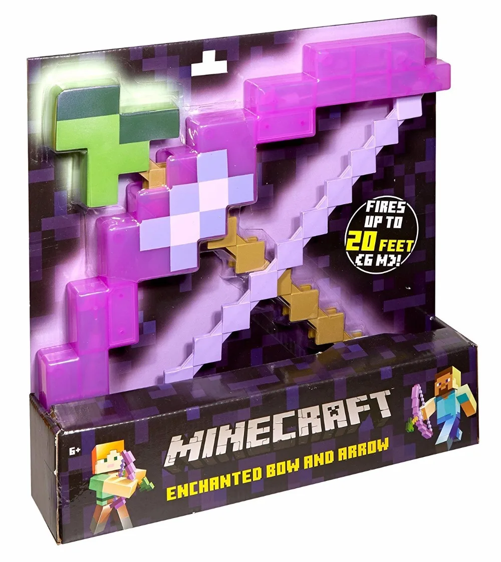 Mosaico Espada Juguete Gyyfb76v Arco Y Minecraft Píxel Flecha nNP0OZwkX8