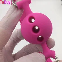 Tabuy взрослые игры силиконовый открытый рот кляп мяч для женщин