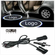 JURUS 2 PCs Porta Do Carro Luz de Boas Vindas Para Ford Para Hyundai para Lexus Para Mitsubishi Luz de cortesia Logotipo projetor levou Mais carros