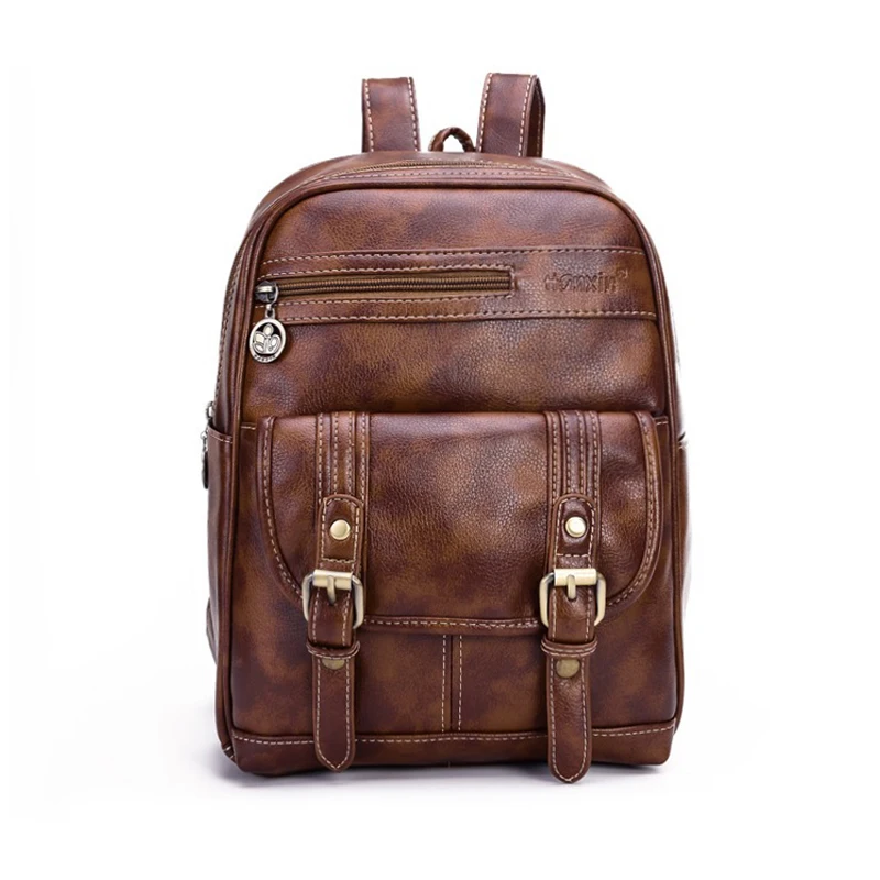 

2018 New Fashion Women Backpacks Vintage High Quality Pu Leather Female Ladies Bag Luxury Student Backpack Preppy Style Bag