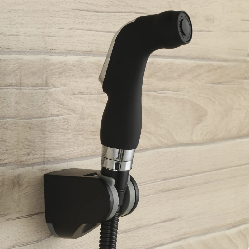 Matte Black ABS Plastic Bidet Sprayer hand held toilet bidet spray set
