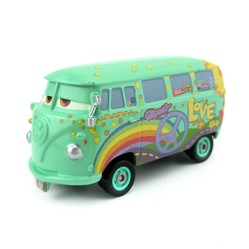 Disney Pixar Cars 3 Fillmore 1:55 Diecast Metal Alloy Toy Car Model Loose New Kids Boy Xmas Gift Free Shipping |