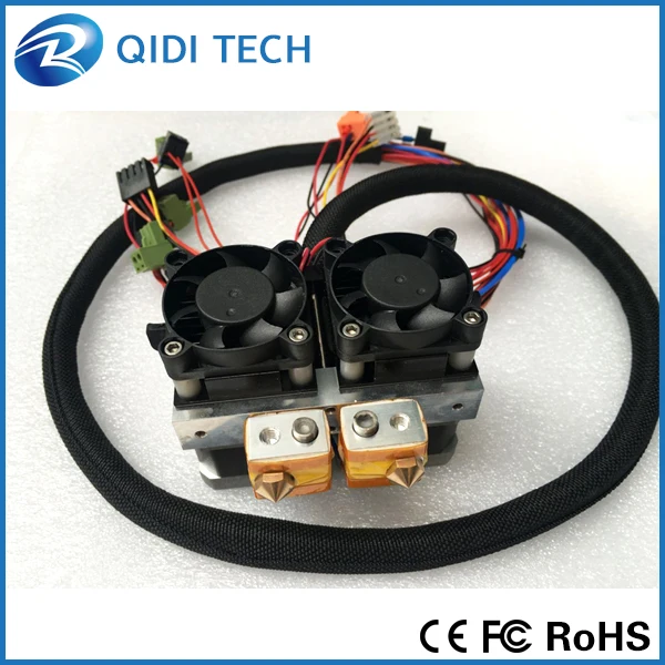 Технология QIDI двойной экструдер для 3d принтера TECH I высокая скорость и