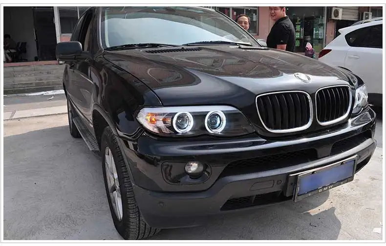 Автомобильный Стайлинг для BMW X5 E53 2003-2006 фара для BMW X5 фара авто светодиодный DRL двойной луч H7 HID ксеноновые линзы