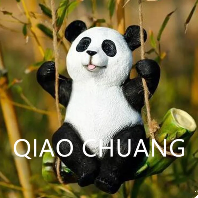 

Simulation Outdoor Decoration Koala Panda Sculpture Model Colophony Crafts Doll Tree Hang Act The Role Ofing G1056