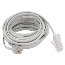 RJ11 6P4C к RJ45 8P4C Модульный Телефонный интернет-Удлинитель 3 метра Прямая поставка