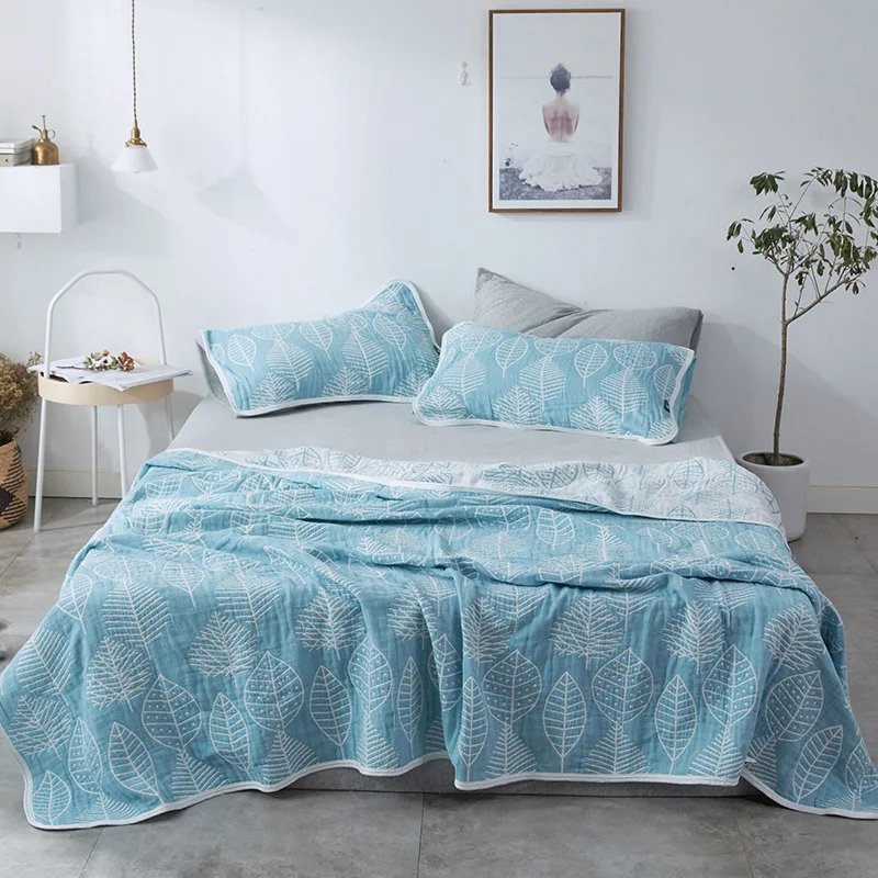 

Single Double Bed Summer Comeforter Bedding Sets Cotton Summer Quilt Pillowcase Japan Style Bedspread Coverlet