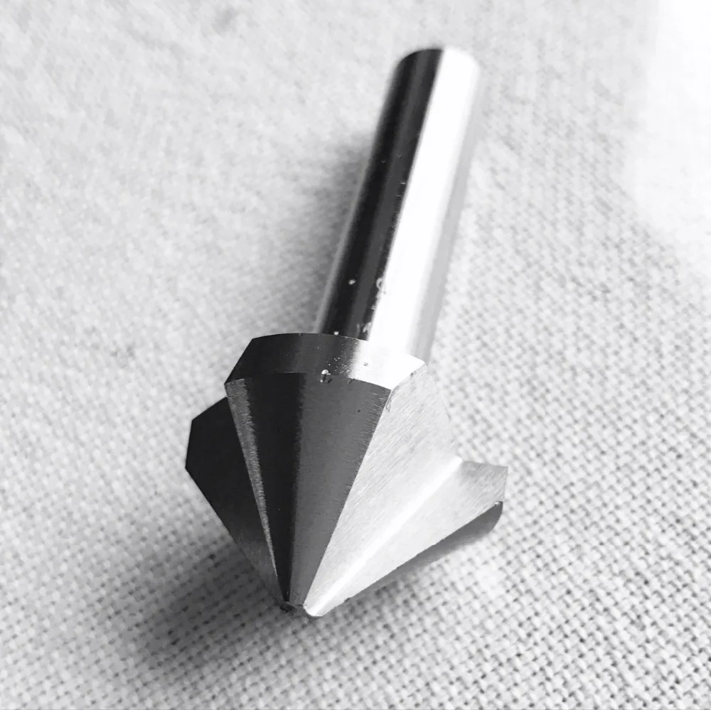 1PC 25 40mm Three blades 90 degree chamfer drill countersink drill