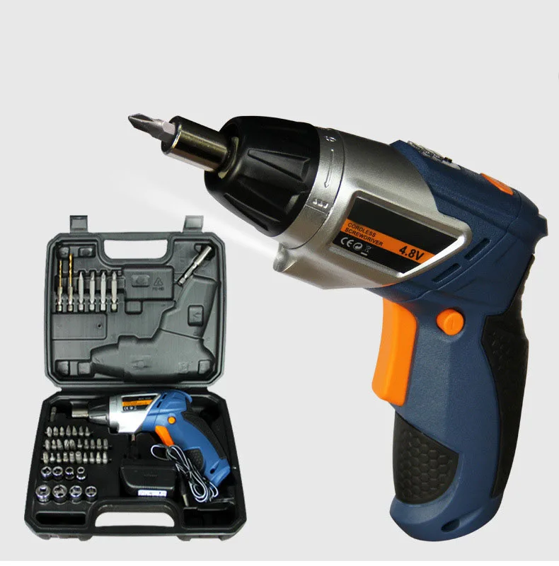 

45 In 1 4.8V Electric Screwdriver Multi-function Rechargeable Electric Drill Electric Screw Set Charging Drill