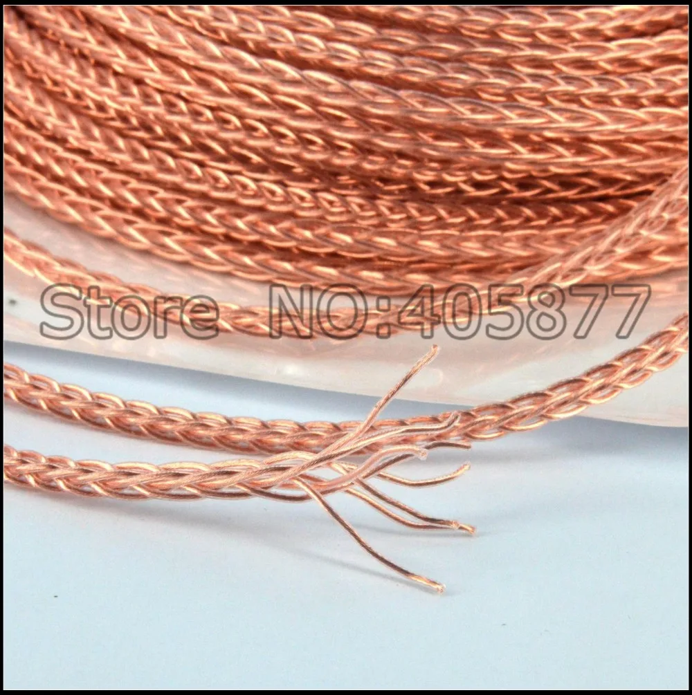 1meter OCC 8 Core Pure Copper Bulk Cable For HiFi DIY Headphone Cable Audio Cable
