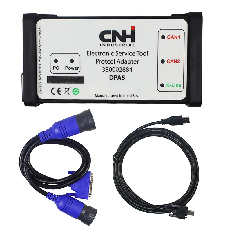 

New CNH DPA5 Dearborn Protocol Adapter5 Heavy Duty Truck Scanner DPA5 Diagnostic Tool DPA 5 With Software Better Than NEXIQ