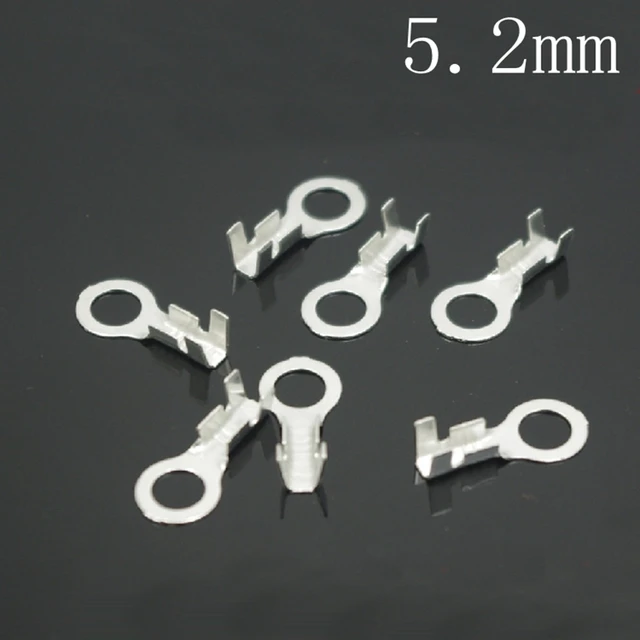 100pcs/lot 5.2mm round terminals OT, O terminals, cold pressing
