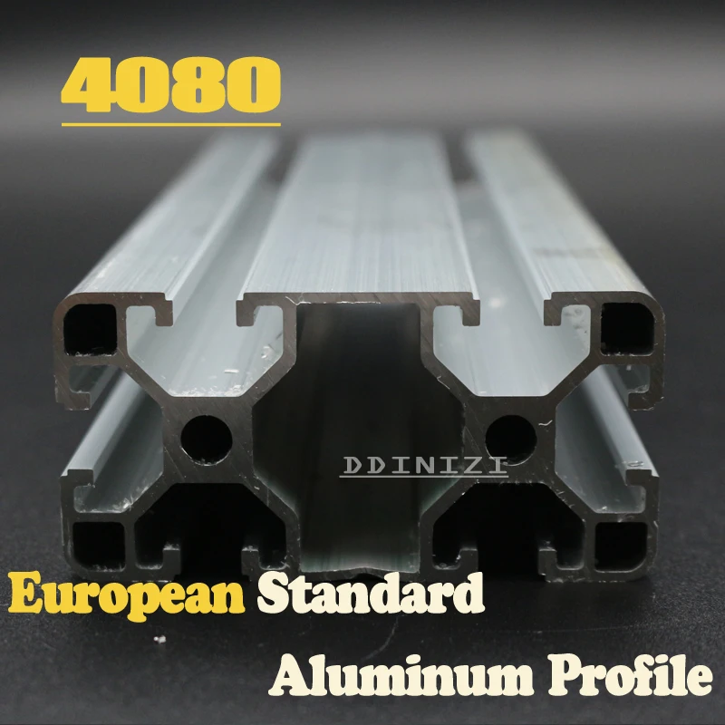 CNC 3d принтер части Европейский стандарт анодированный линейный рельс алюминиевый профиль экструзии 4080 для DIY 3d принтер
