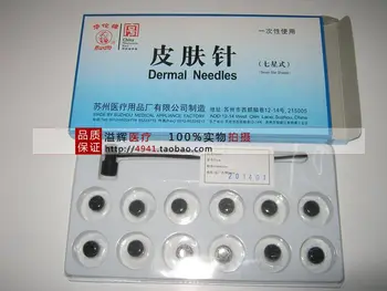 

quality 12 replace heads sterile skin needle seven stars needle acupuncture massage dermal needle