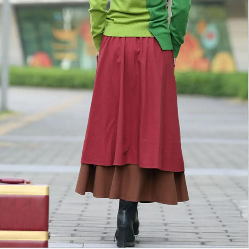 Autumn-Winter-Skirt-Women-High-Waist-Pleated-Skirts-Plus-Size-Casual-Long-Skirt-Cotton-Linen-Vintage (1)_