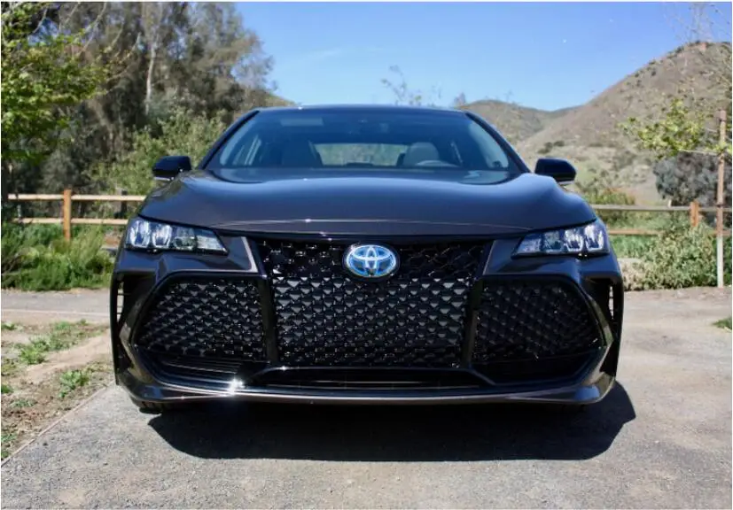 ABS SCHWARZ CHROM AUTO VORDEREN STOßFÄNGER RACING GRILLS GRILL UM TRIM ABDECKUNG FIT FÜR TOYOTA AVALON 2019 2020
