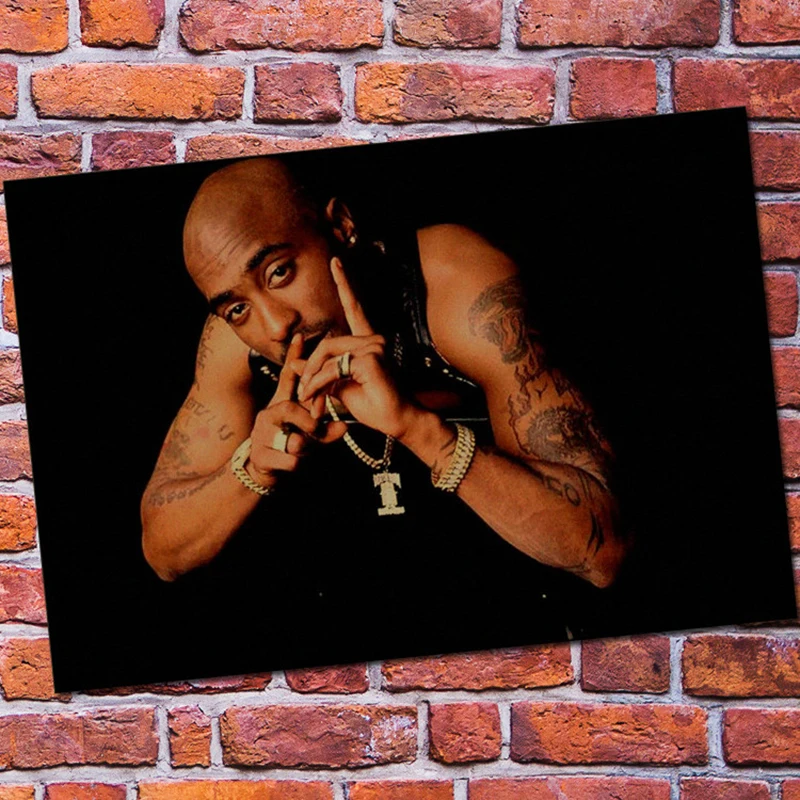 Уютный момент 2PAC Рэп Бог Тупак хип-хоп певец ретро постер винтажный крафт-Принт плакат стены украшения дома комнаты QT472