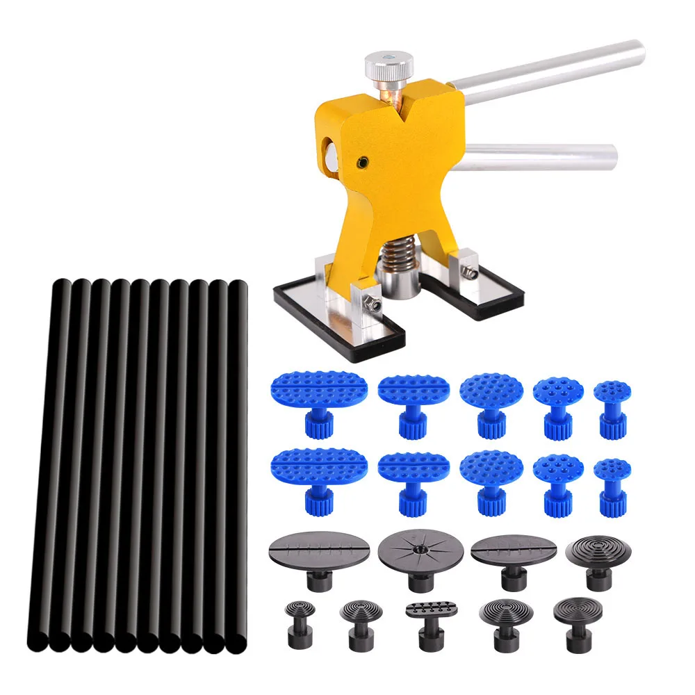 SWHGYWHZ 29pcs/set Hand Dent Lifter Dent Puller Glue stick PDR Damage
