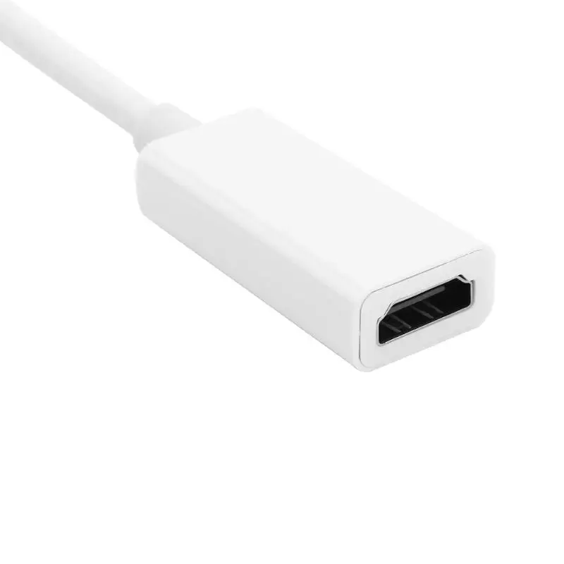 ALLOYSEED 1080P Mini DVI Мужской к HDMI Женский Кабель монитор видео адаптер конвертер Соединительный кабель для Macbook проектора HDTV