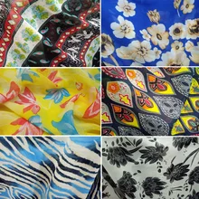 Распродажа, летнее платье, шифоновая одежда для косплея, с принтом 75D, мягкая шелковистая ткань, светильник, дышащая ткань, сделай сам