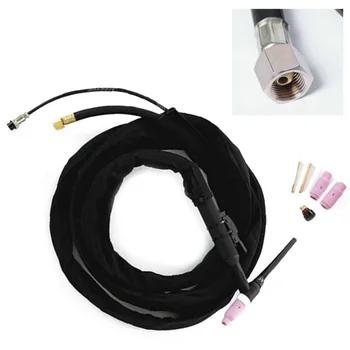 

3 meter TIG Torch kit CNC Metalworking Equipment Gas lens Air-Cooled Welding Set WP-17 Bag