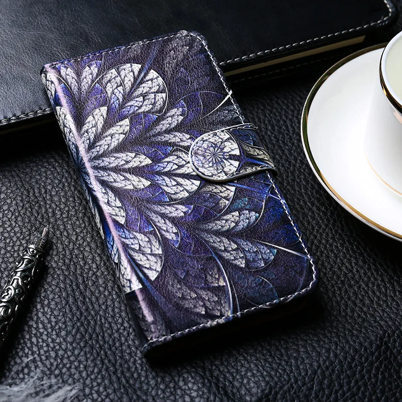 Stand Flip Leather Case For Samsung Galaxy Note 10 Plus 3 5 9 Note3 Note III Note4 Note10 Wallet Case PU Painted Bags Fundas - Цвет: S006