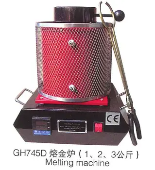 

Gold Melting Furnace Machine 1kg Casting Refining Precious Metals Melts Gold Silver Copper Tin Aluminum