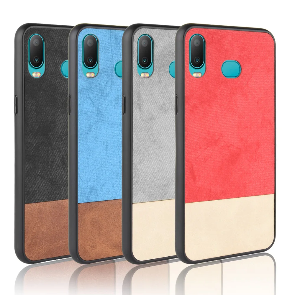 for Samsung Galaxy A6s original case SM-G6200 cover cowboy fabric protective silicone coque capas G6200 | Мобильные телефоны и