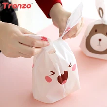 Tronzo Bunny Plastic Bag Wedding Favors And Gifts 50pcs Birthday Decoration Kids Rabbit Ear Candy Cookies