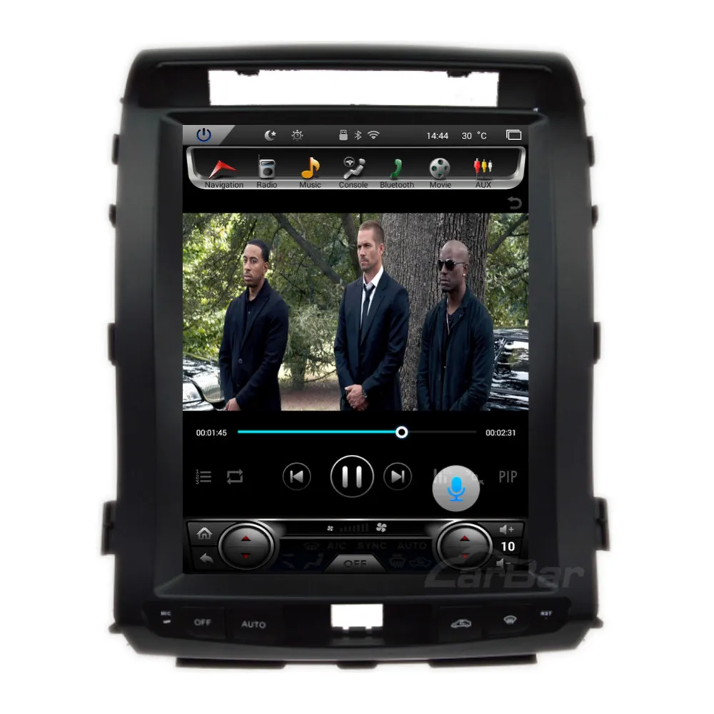 12," вертикальный огромный экран 1280*800 Android автомобильный DVD gps навигатор радио плеер для Toyota Land Cruiser 2012- ram 2GB