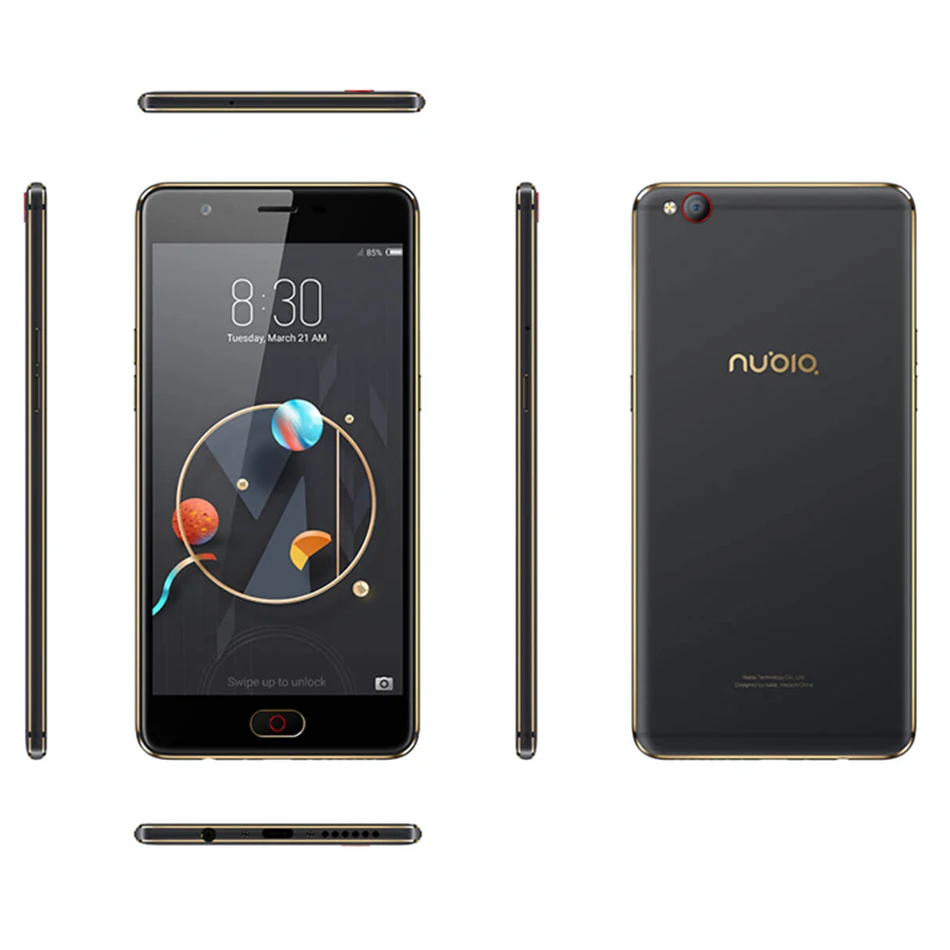 Оригинальный zte Nubia m2 Lite Смартфон Android MT6750 Octa Core 3 ГБ Оперативная память 6 4G B