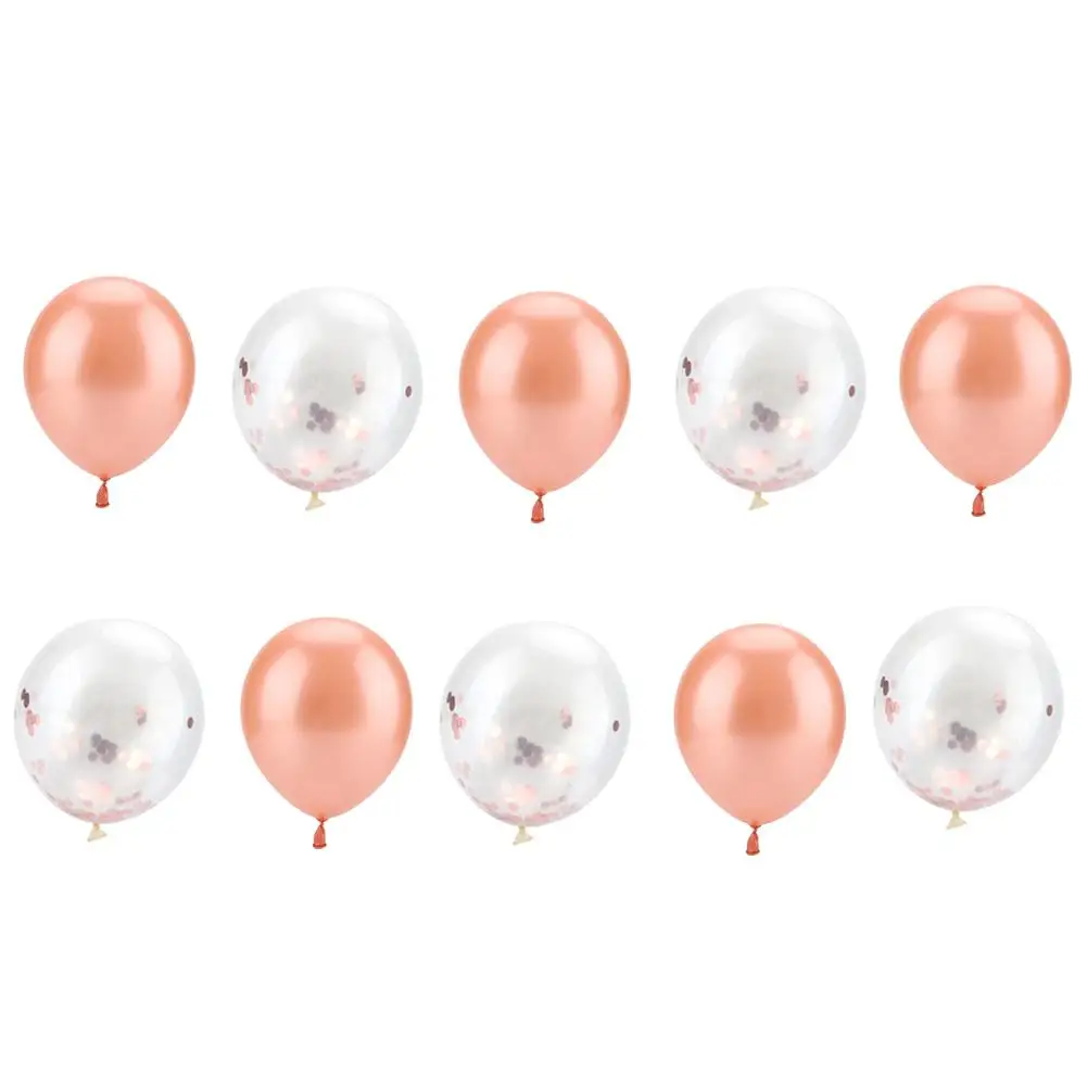10pcs10inch воздушные шары для дня рождения вечеринки розовые золотые шары для свадебного декора украшения дома