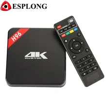 Hot H96 Android TV Box 1GB DDR3 8GB ROM S905 Quad Core Media Player WiFi DLNA Airplay Smart IPTV box UHD 4K 3D Miracast