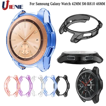 

TPU Protective Case Shell for Samsung Galaxy Watch 42MM SM-R810 46MM Gear S3 Frontier Protector soft Frame Smartwatch Cover