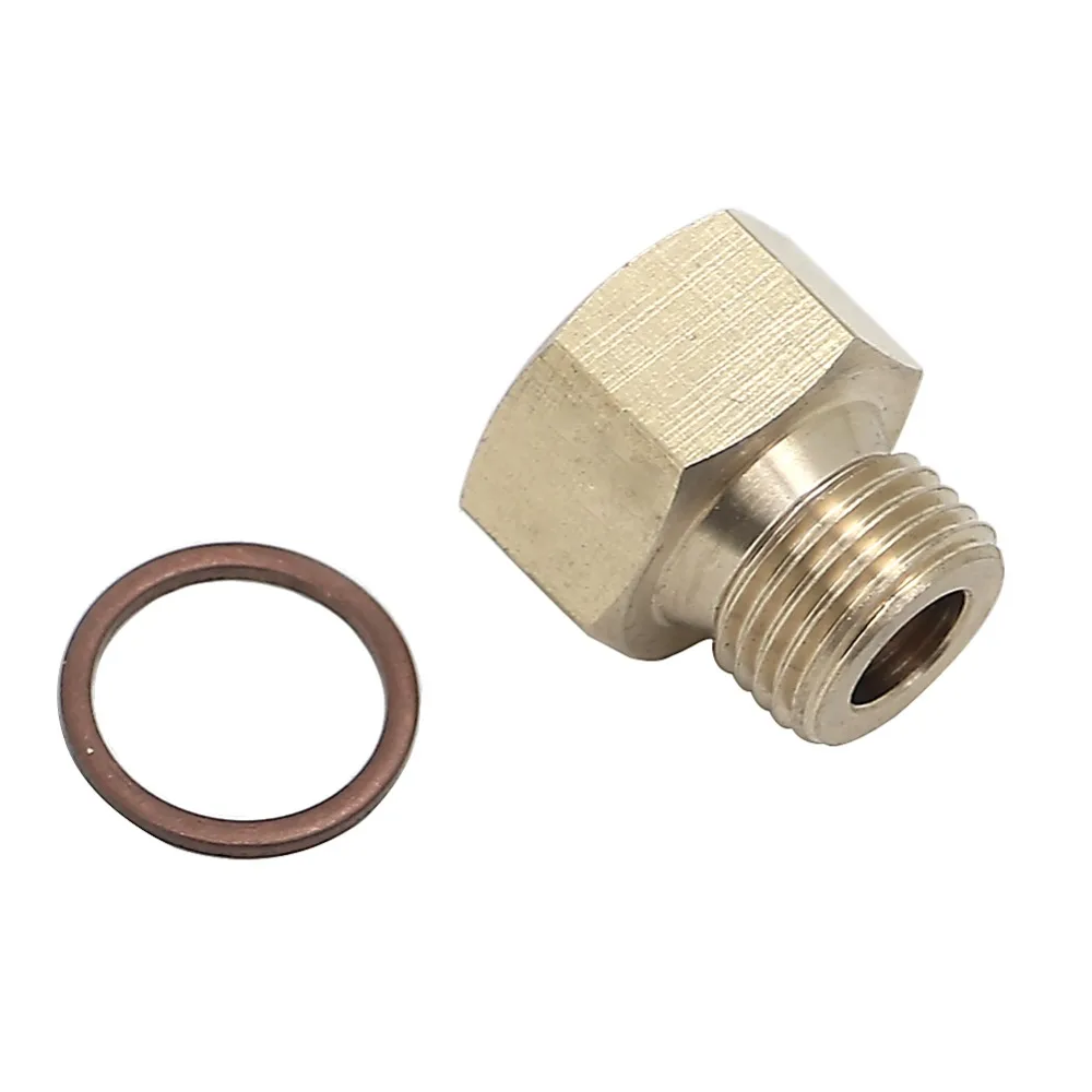 

Oil Temperature Metric Plug Adapter Sensor Bolt 1/8" NPT Female to M14x1.5 Male Pressure Temperature Gauge Sender Adapter