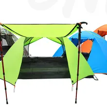 1,8 кг Наружная палатка кемпинговая палатка с фабрики двойной алюминиевый слой стержень Сверхлегкий Палатка против дождевых штормов