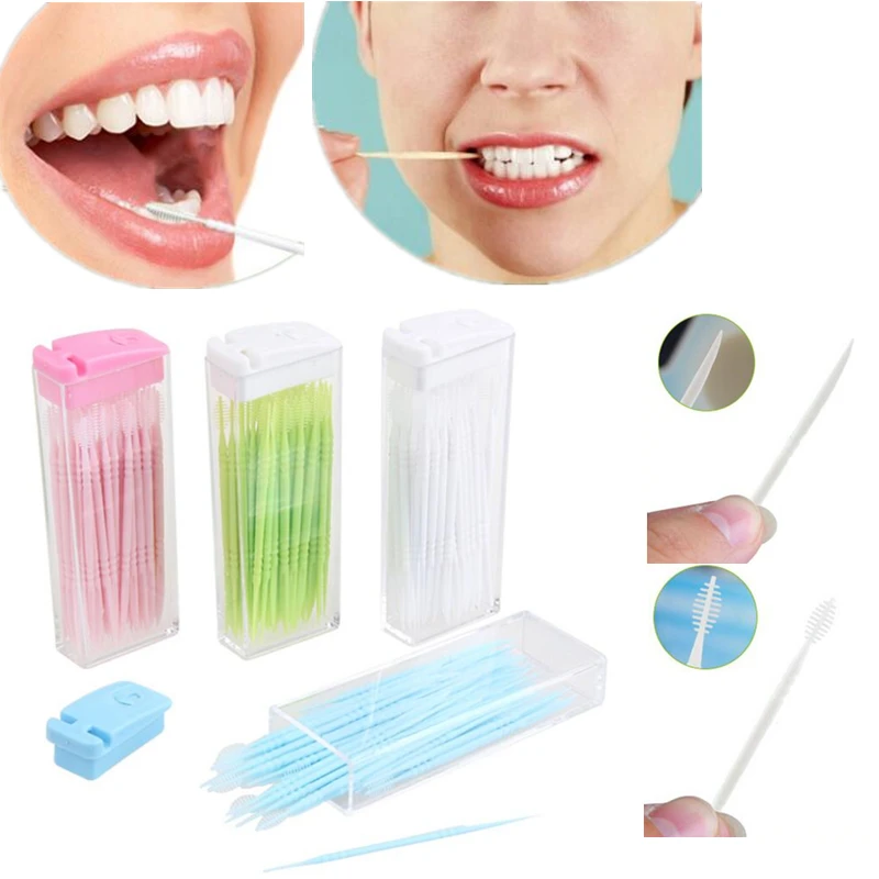 2 in 1 multifunction patent FDA Dental oral care Hygiene plastic toothpick tooth teeth whitening