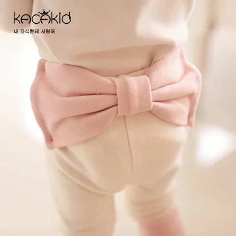 

KACAKID Baby Girl Pants Leggings Bownot Kids Children Baby Girls Pants Patchwork Bowtie Baby Girls Harem Pants Leggings ka3314