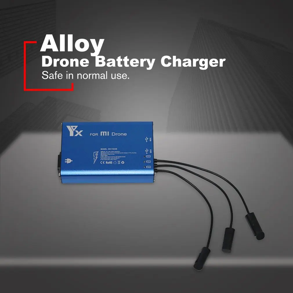 

XIAOMI UAV Charger Battery Charger 3-in-1 RC Drone Battery Charger Can Charge Three Battery Charger Remote Control Charger
