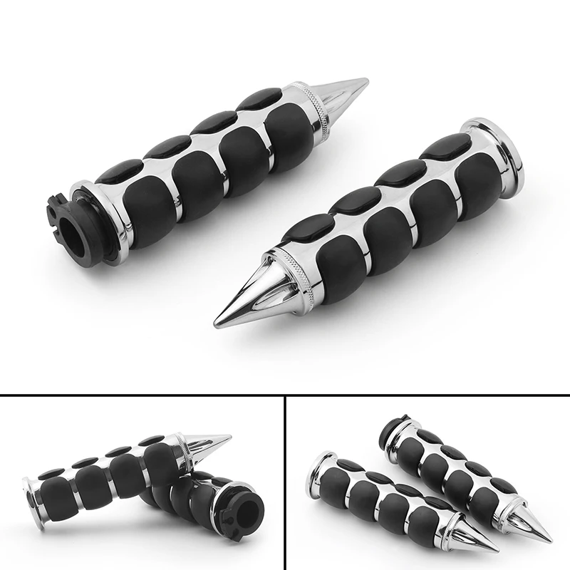 

Universal 25mm 1" Or 22mm 7/8" Motorcycle Handlebar Handle Bar End Hand Grips For Harley Davidson Honda Yamaha Cruiser Chopper