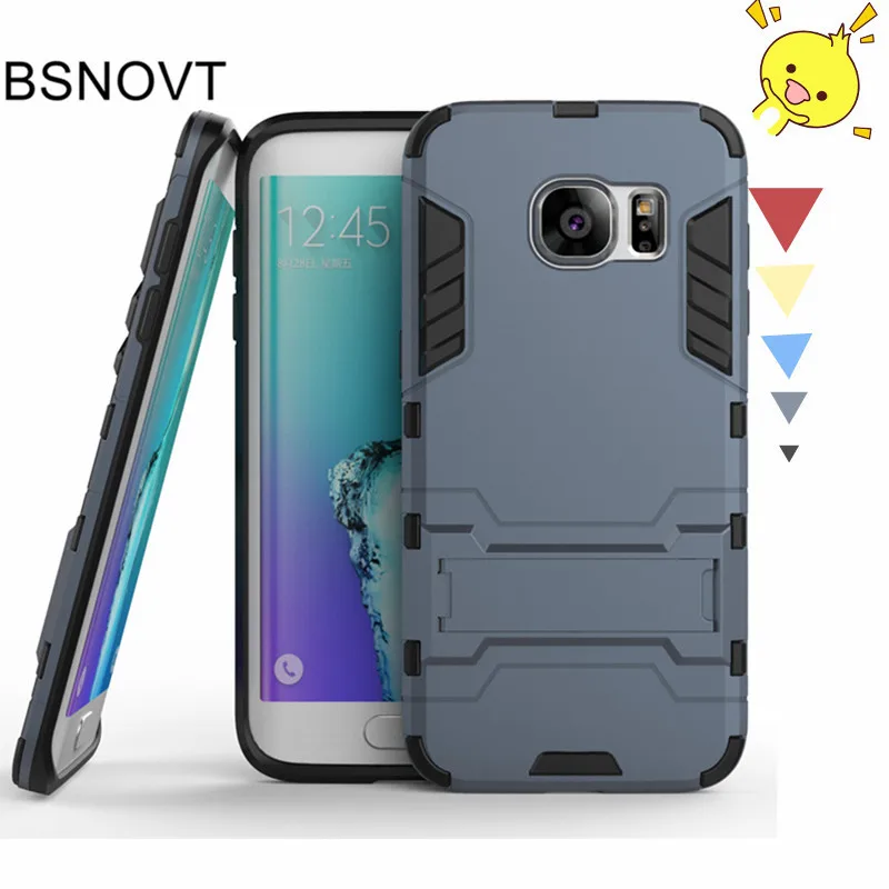 

BSNOVT For Case Samsung Galaxy S7 Edge Back Cover Soft TPU + PC Case For Galaxy S7 Edge Phone Case For Samsung S7 Edge Capa