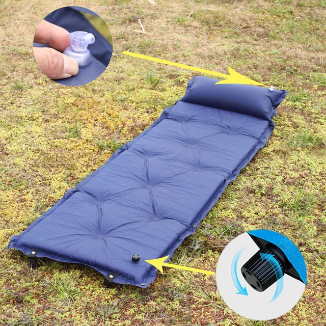 Inflatable Outdoor Camping Mat Self Inflating Air Mattress Sleeping Pad Air Bed Joinable With Inflatable Outdoor Camping Mat Self Inflating Air Mattress Sleeping Pad Air Bed Joinable With