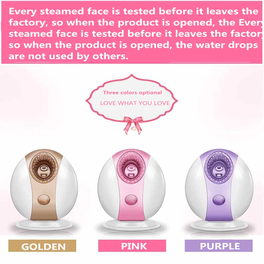 

MIQMI High-tech beauty face steaming deep cleansing keep moisture hot mist facial steamer